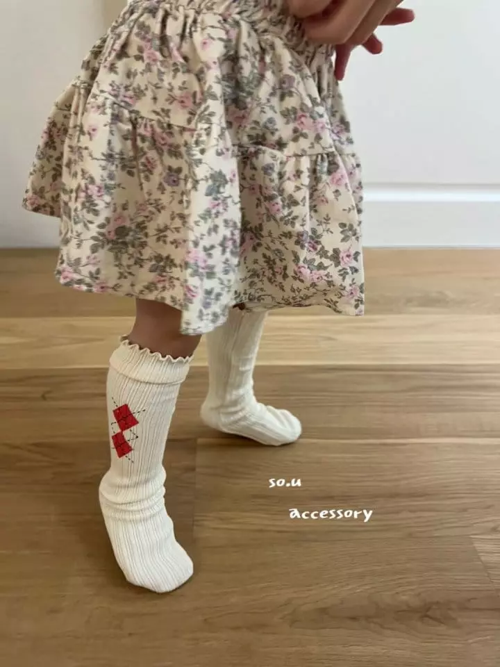 So U - Korean Children Fashion - #Kfashion4kids - Argly Socks - 6