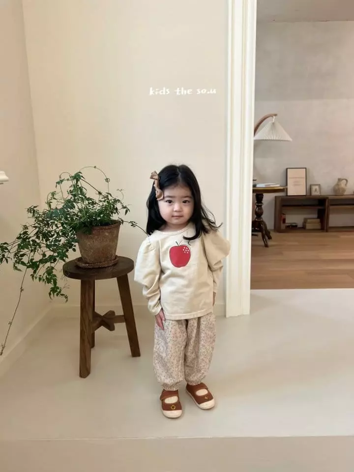 So U - Korean Children Fashion - #Kfashion4kids - Apple Puff Tee - 5