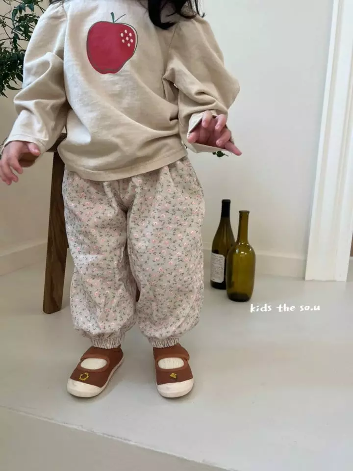 So U - Korean Children Fashion - #kidzfashiontrend - Flower Pants - 4