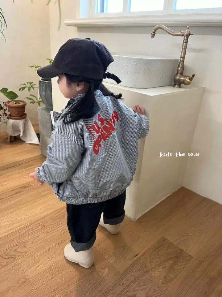 So U - Korean Children Fashion - #childofig - Check Paint Zip-up - 9
