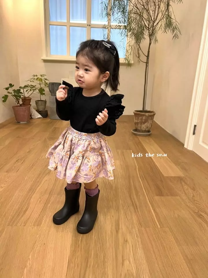 So U - Korean Children Fashion - #childofig - Lace Wing Tee - 7