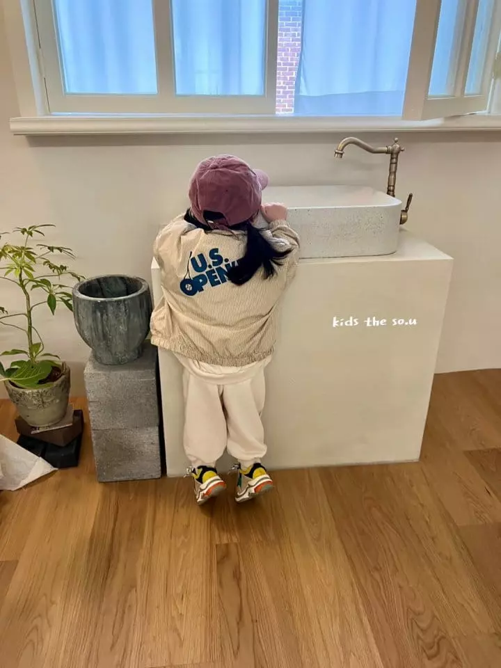 So U - Korean Children Fashion - #childrensboutique - Check Paint Zip-up - 10