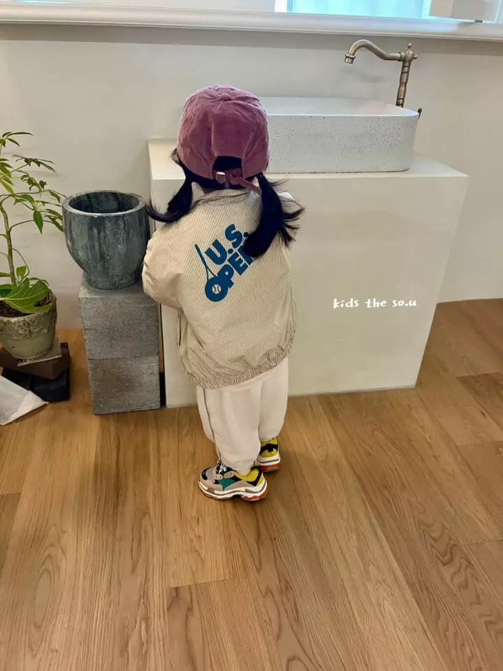 So U - Korean Children Fashion - #discoveringself - Check Paint Zip-up - 12