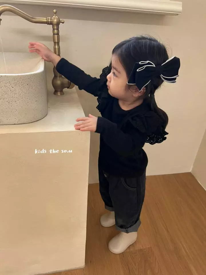 So U - Korean Children Fashion - #discoveringself - Lace Wing Tee - 10
