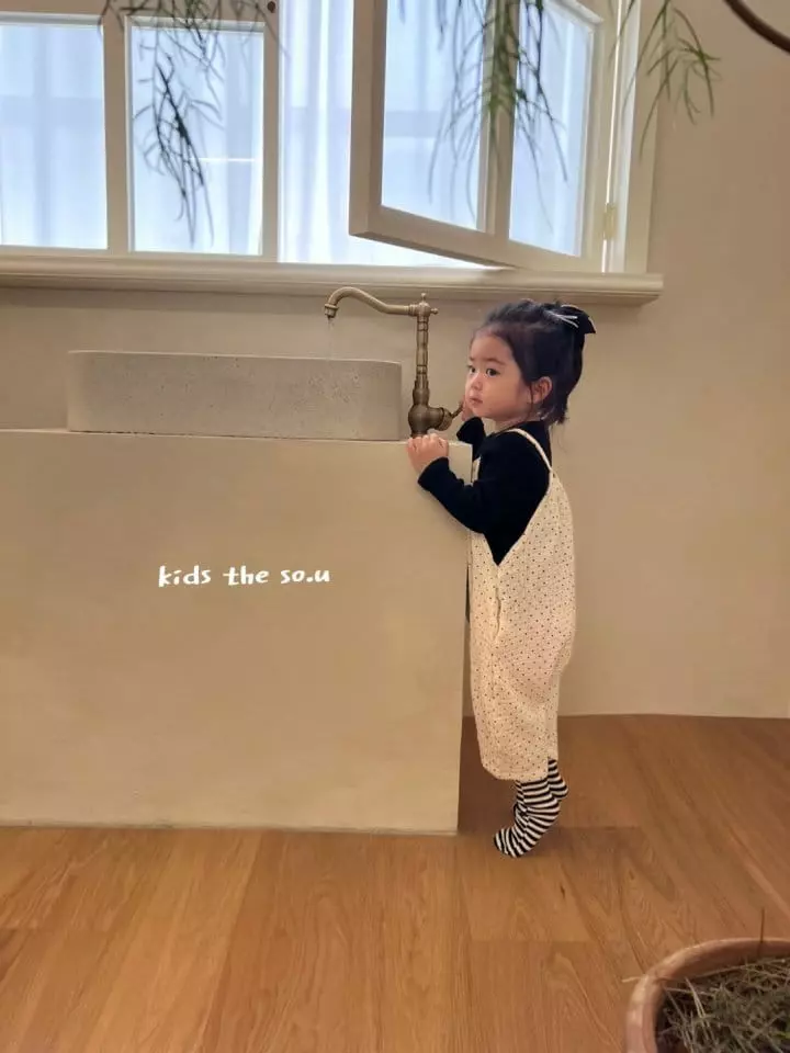 So U - Korean Children Fashion - #discoveringself - Dot Pot Bodysuit - 5