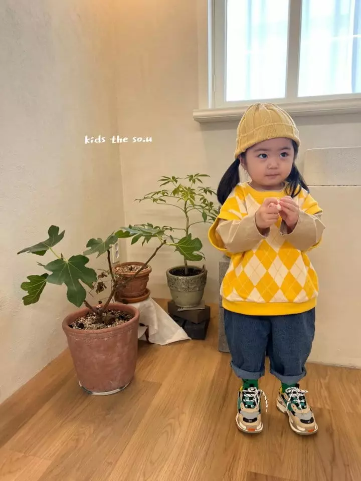 So U - Korean Children Fashion - #discoveringself - Agyle Vest - 3