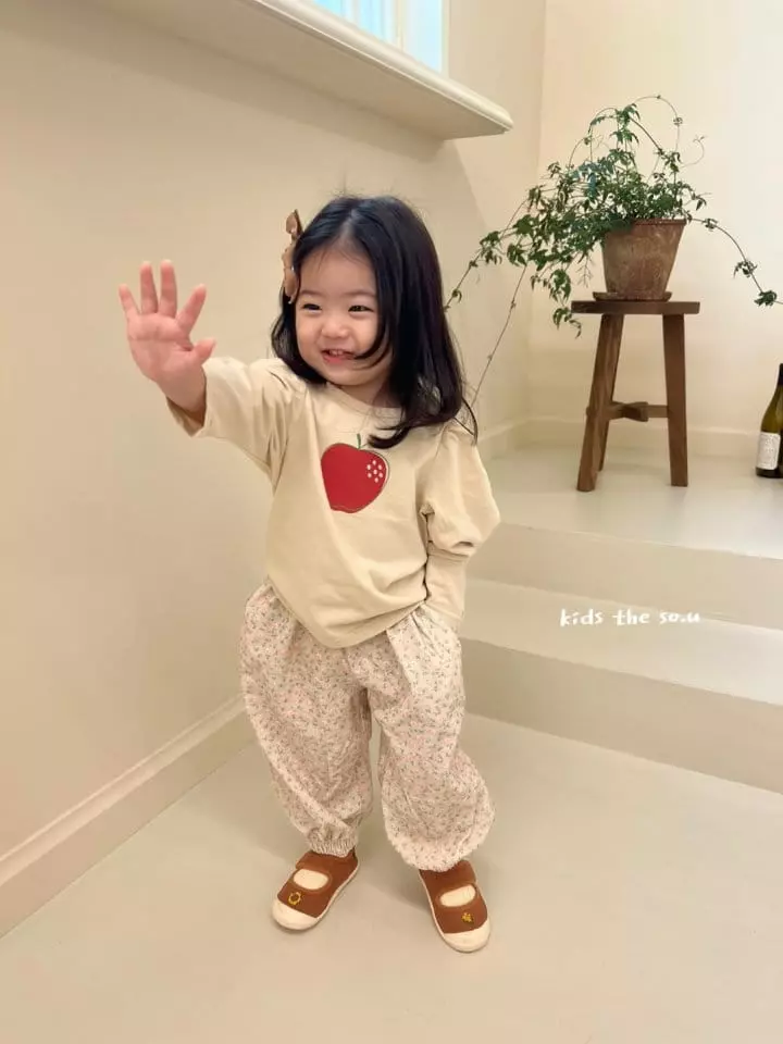 So U - Korean Children Fashion - #fashionkids - Apple Puff Tee