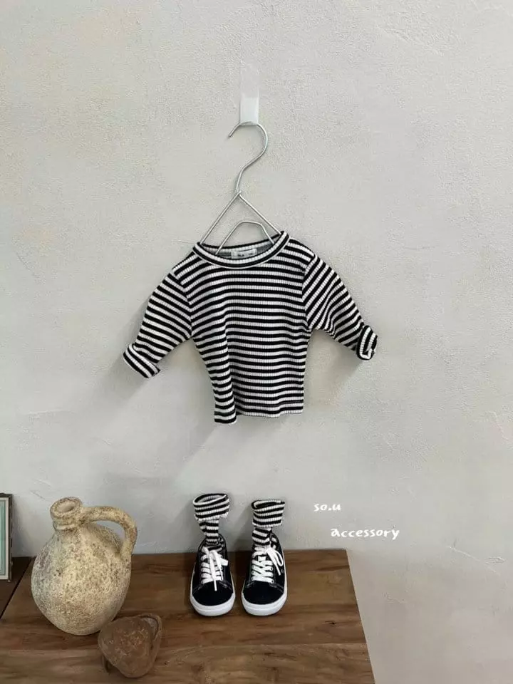 So U - Korean Children Fashion - #fashionkids - Stripes Socks - 4