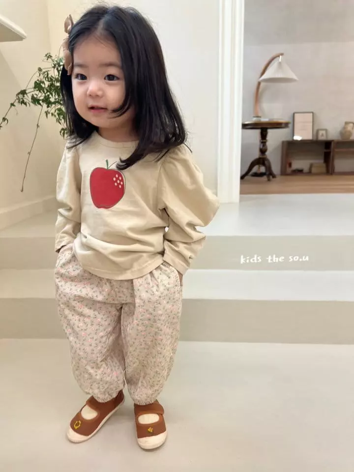 So U - Korean Children Fashion - #kidsshorts - Apple Puff Tee - 2