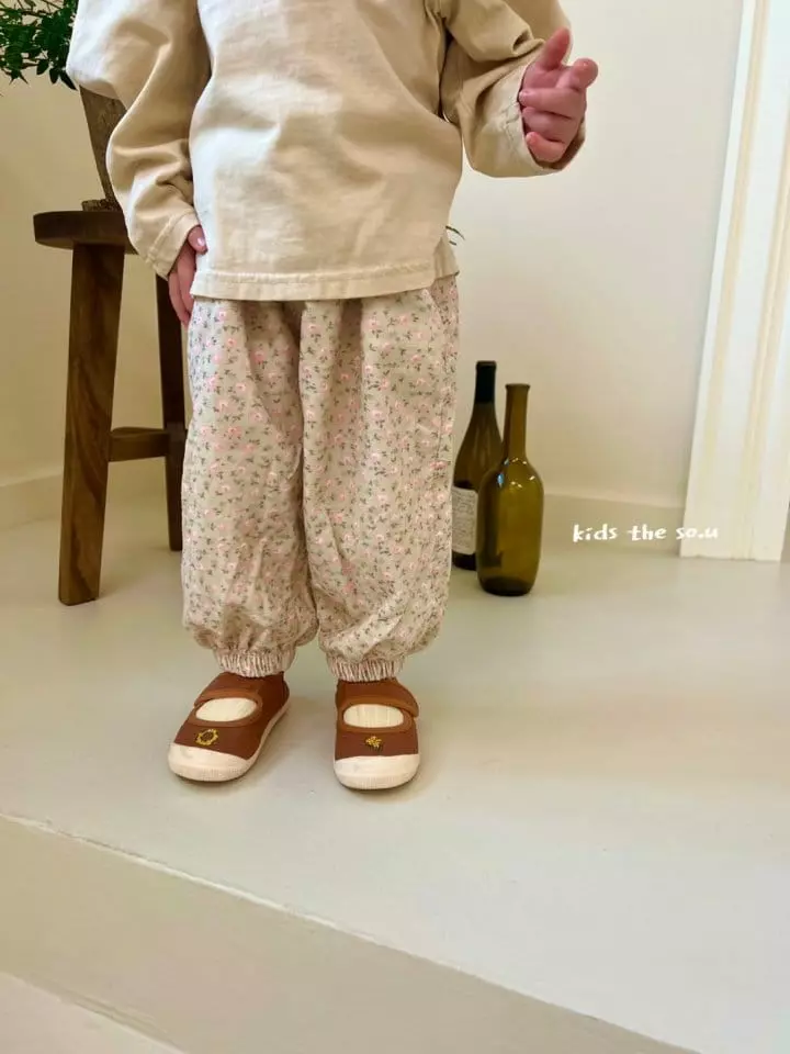 So U - Korean Children Fashion - #kidsstore - Flower Pants - 2