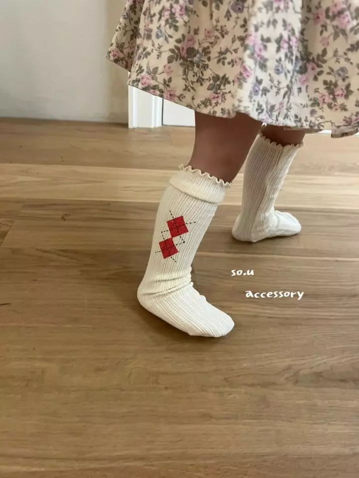 So U - Korean Children Fashion - #kidzfashiontrend - Argly Socks - 5