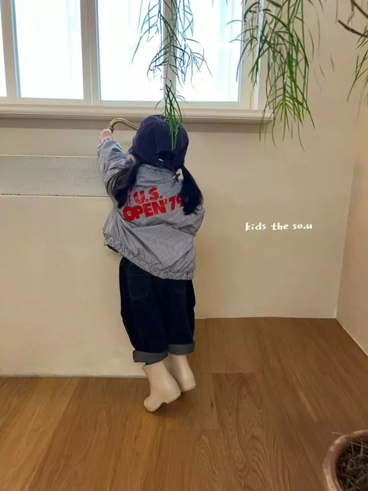 So U - Korean Children Fashion - #littlefashionista - Check Paint Zip-up - 2