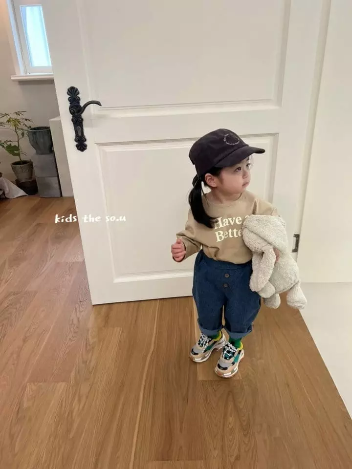 So U - Korean Children Fashion - #Kfashion4kids - Button Jeans - 4