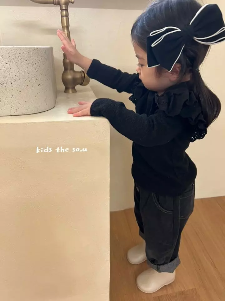 So U - Korean Children Fashion - #magicofchildhood - Lace Wing Tee