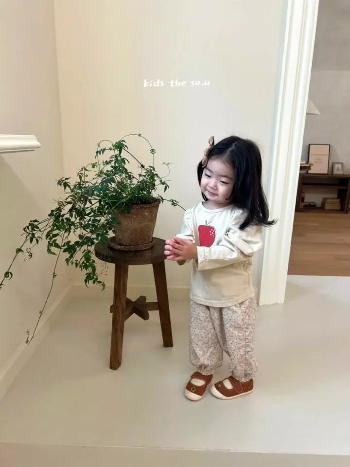 So U - Korean Children Fashion - #magicofchildhood - Apple Puff Tee - 7