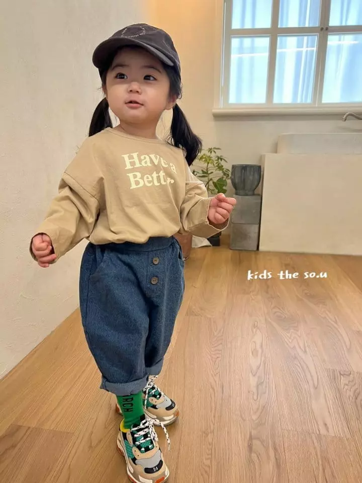 So U - Korean Children Fashion - #magicofchildhood - Button Jeans - 5