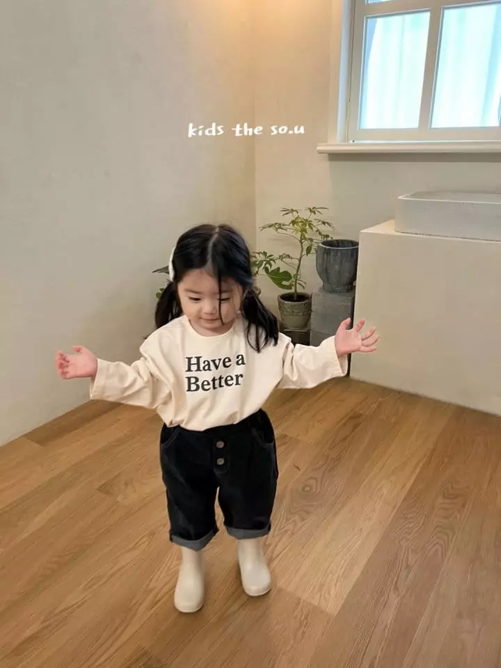 So U - Korean Children Fashion - #minifashionista - Have A Long Tee - 5