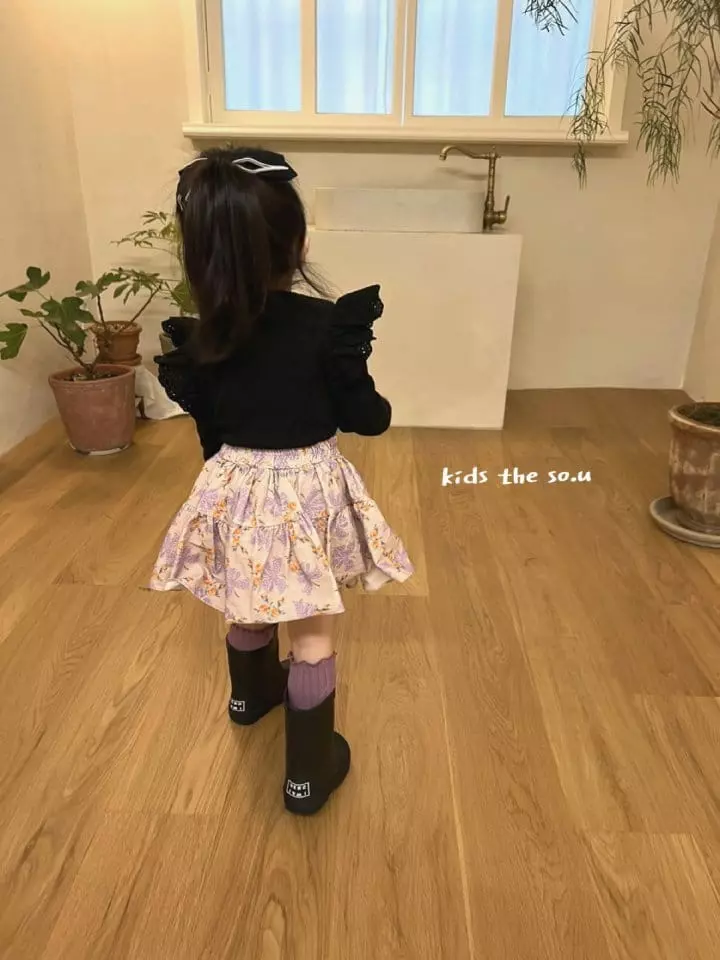 So U - Korean Children Fashion - #stylishchildhood - Lace Wing Tee - 6
