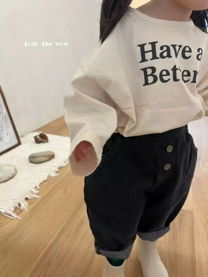 So U - Korean Children Fashion - #stylishchildhood - Have A Long Tee - 9