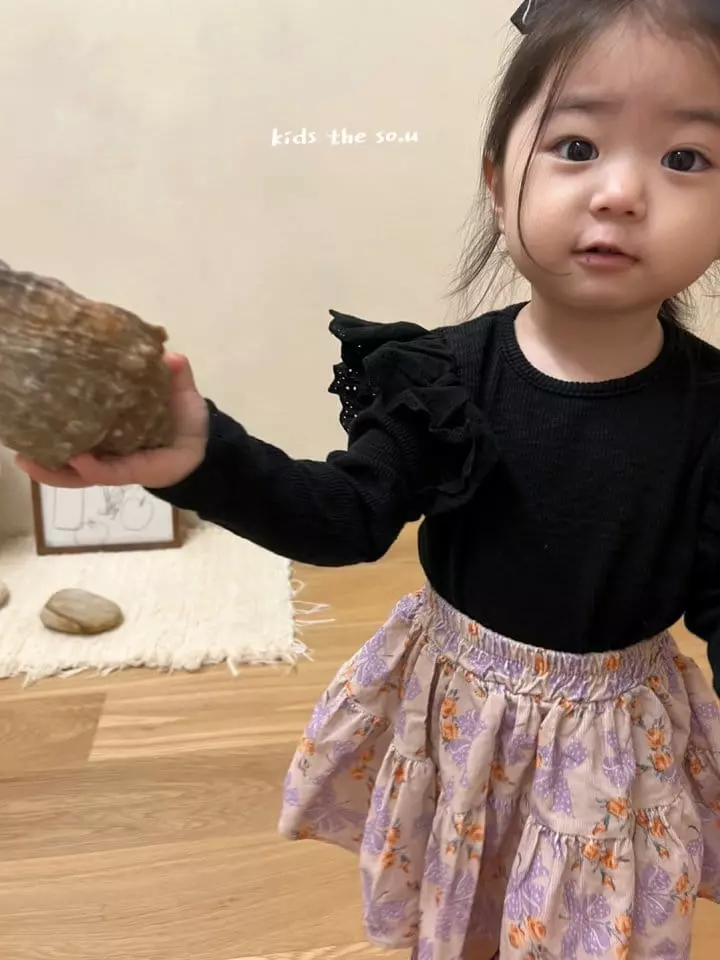 So U - Korean Children Fashion - #prettylittlegirls - Lace Wing Tee - 4
