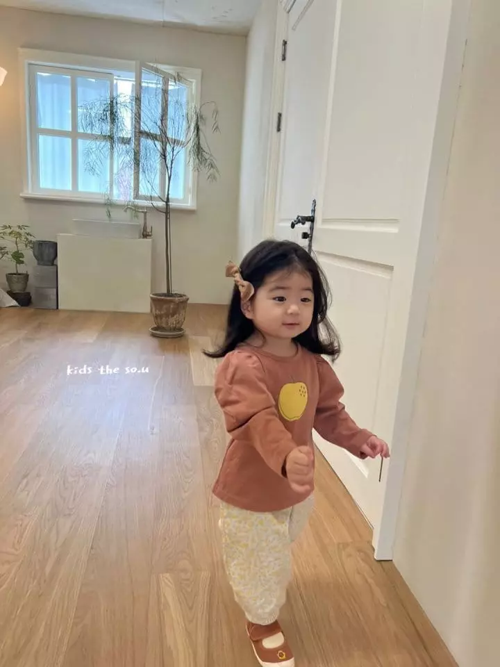 So U - Korean Children Fashion - #todddlerfashion - Apple Puff Tee - 10