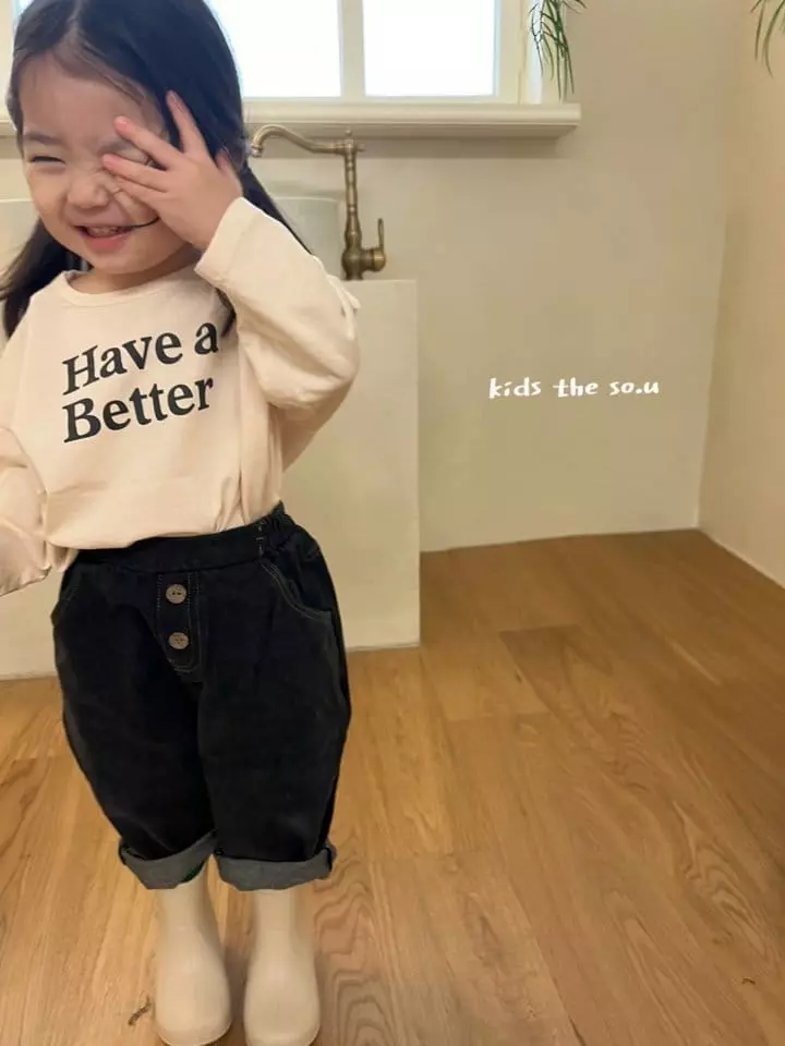 So U - Korean Children Fashion - #todddlerfashion - Button Jeans - 8