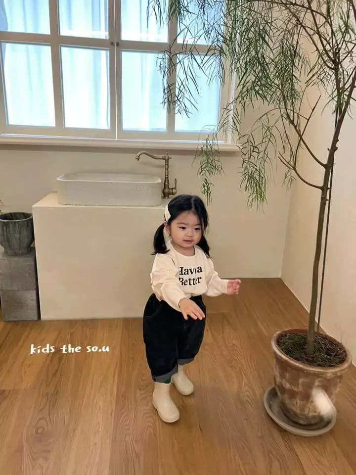 So U - Korean Children Fashion - #todddlerfashion - Have A Long Tee - 7