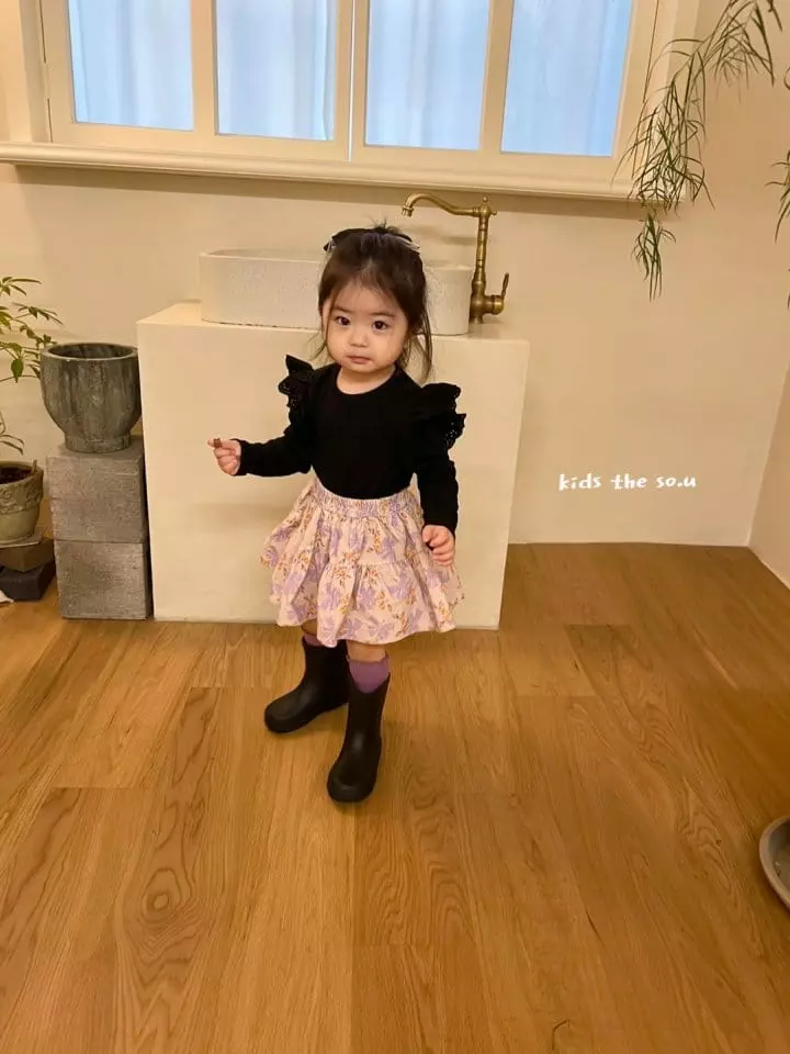 So U - Korean Children Fashion - #toddlerclothing - Lace Wing Tee - 5