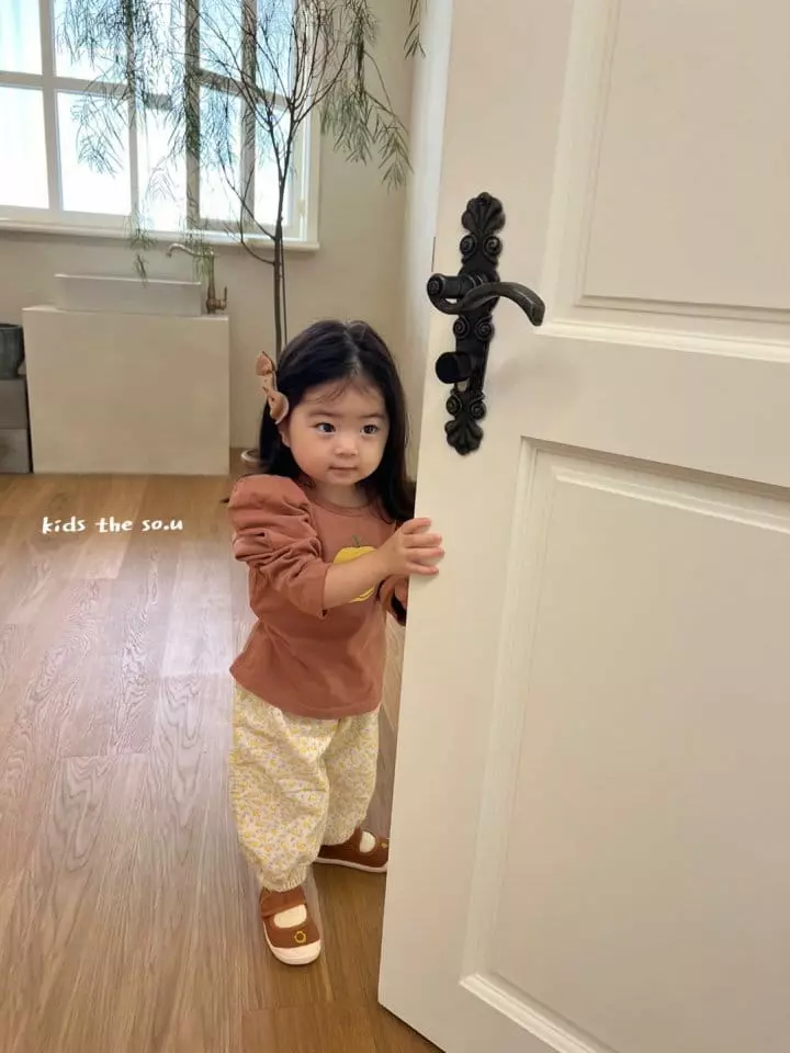 So U - Korean Children Fashion - #toddlerclothing - Flower Pants - 10
