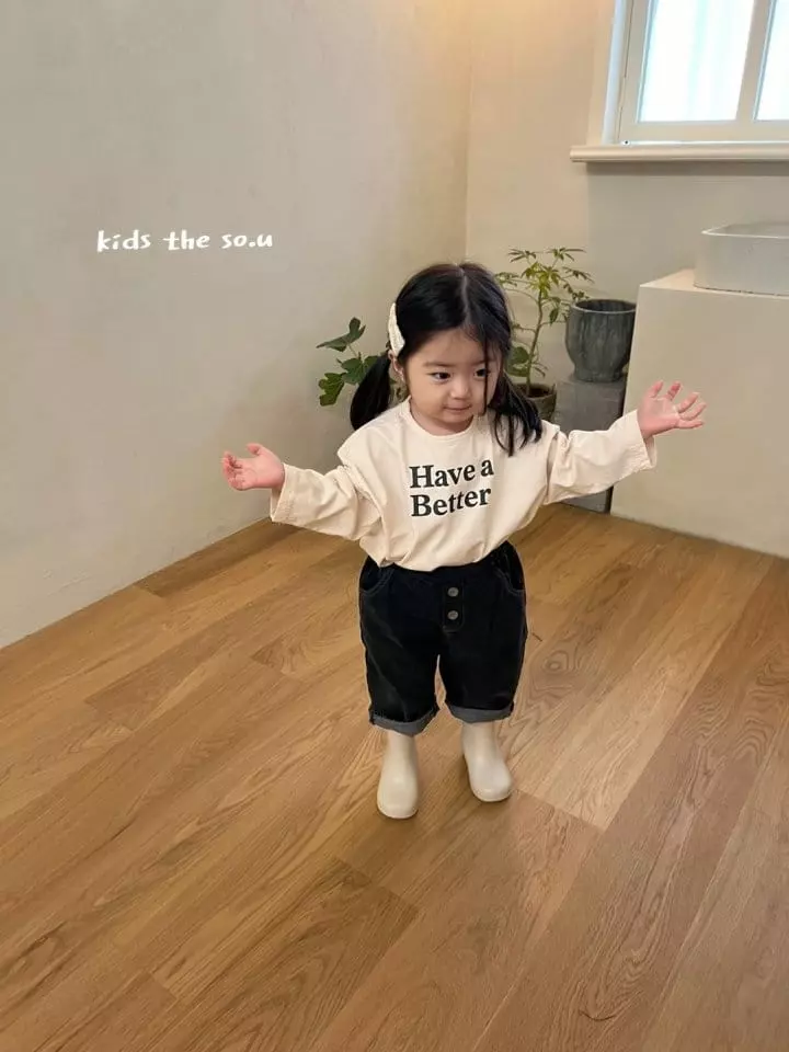 So U - Korean Children Fashion - #toddlerclothing - Button Jeans - 9