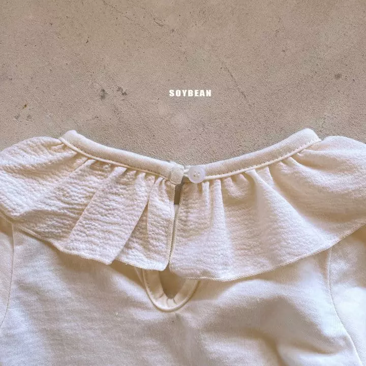 Soybean - Korean Children Fashion - #Kfashion4kids - Frill Collar Tee - 9