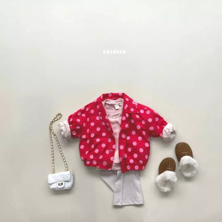 Soybean - Korean Children Fashion - #Kfashion4kids - Mini Dot Jacket - 6