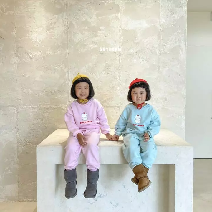 Soybean - Korean Children Fashion - #Kfashion4kids - Cut Top Bottom Set - 8