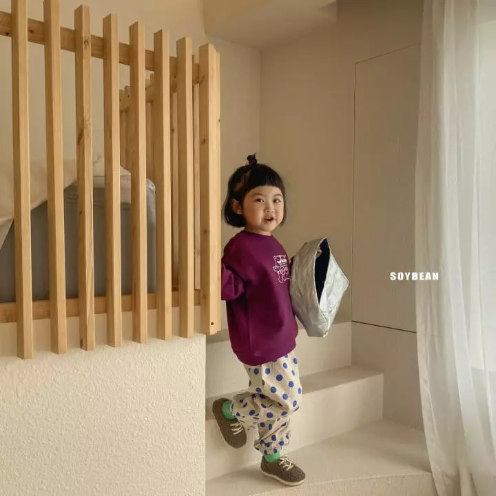 Soybean - Korean Children Fashion - #childofig - Mini Dot Pants - 11