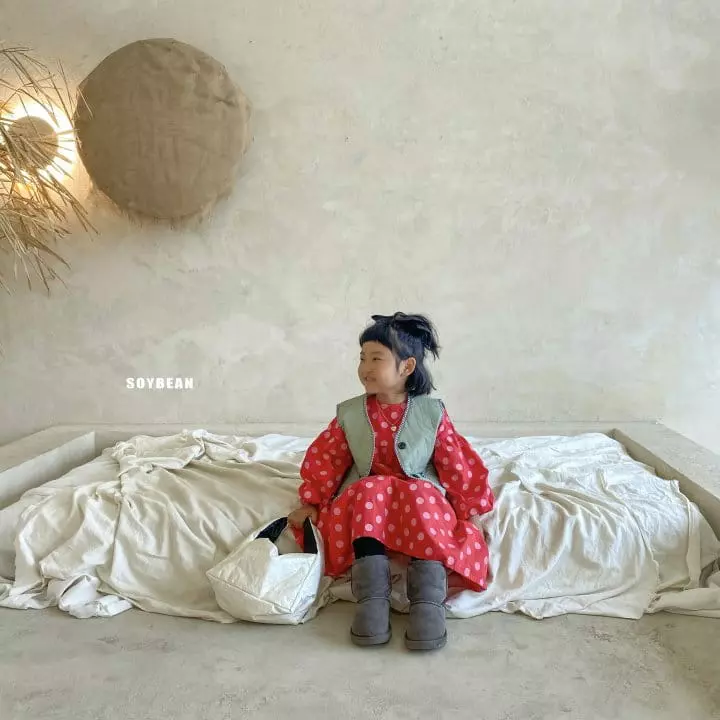 Soybean - Korean Children Fashion - #childofig - Mini Dot One-piece - 9