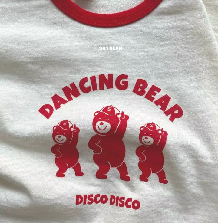 Soybean - Korean Children Fashion - #childofig - Dancing Bear Top Bottom Set - 5