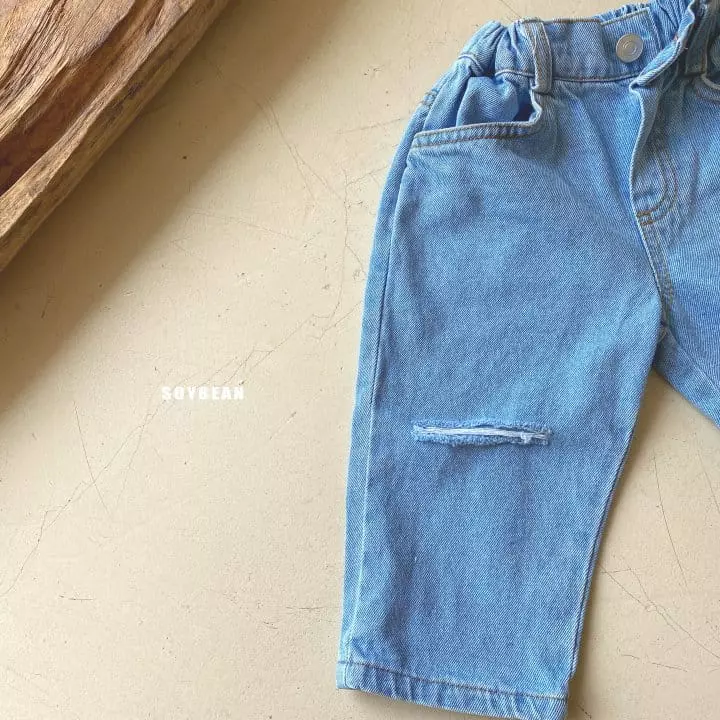 Soybean - Korean Children Fashion - #childofig - vintage Denim Jeans - 12