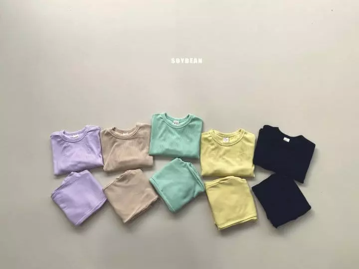 Soybean - Korean Children Fashion - #childrensboutique - Daily Top Bottom Set - 7