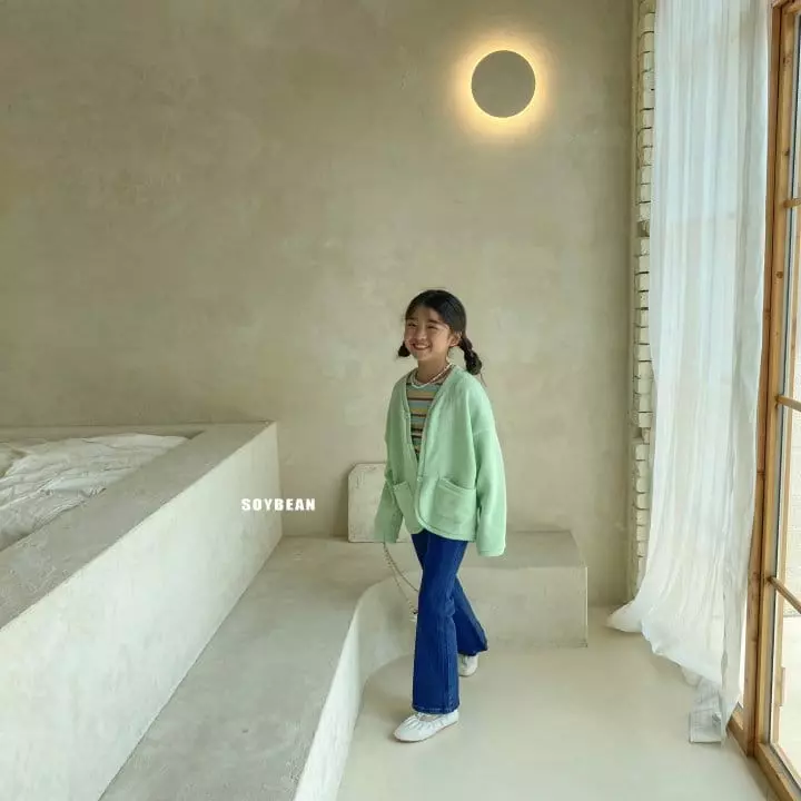 Soybean - Korean Children Fashion - #childrensboutique - Span Bootscut Jeans - 12