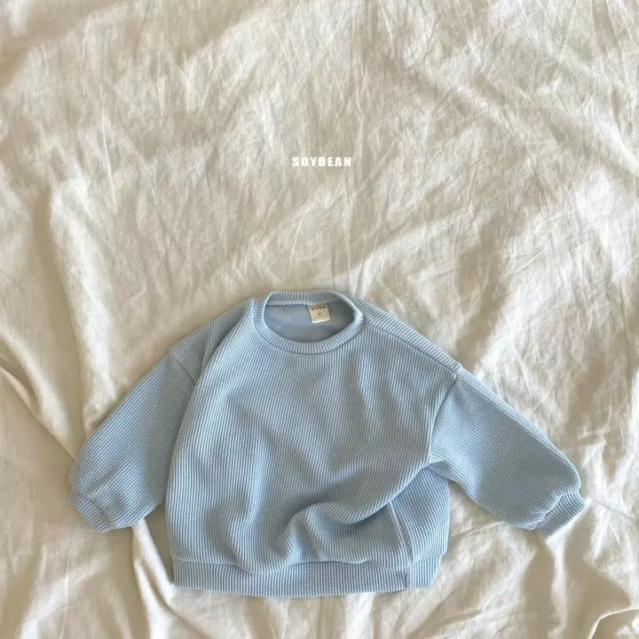 Soybean - Korean Children Fashion - #childrensboutique - Cotton Candy Knit Round Tee - 9