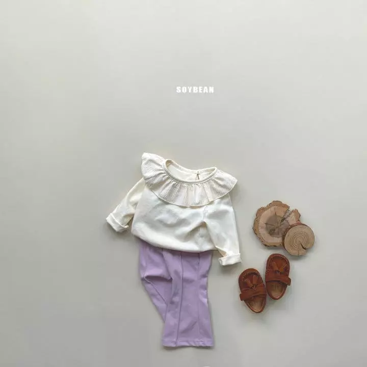 Soybean - Korean Children Fashion - #designkidswear - Frill Collar Tee - 3