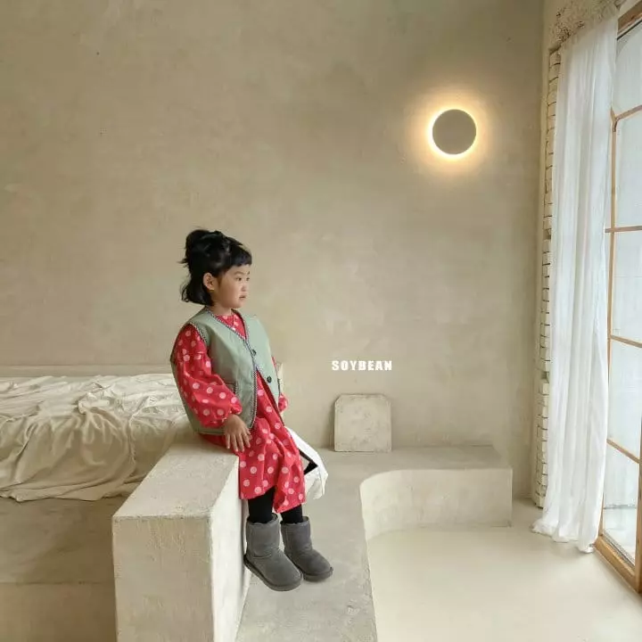 Soybean - Korean Children Fashion - #designkidswear - Mini Dot One-piece - 12
