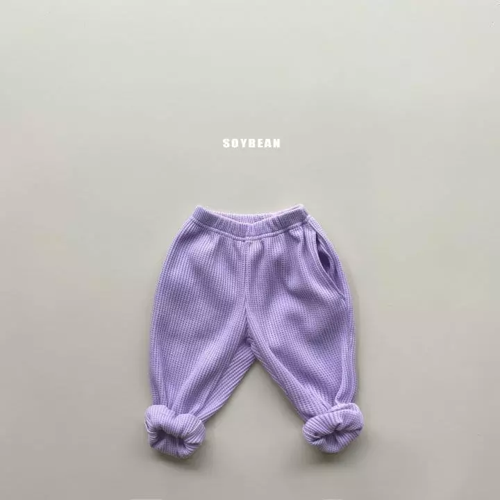 Soybean - Korean Children Fashion - #discoveringself - Jellato Waffle Top Bottom Set - 7