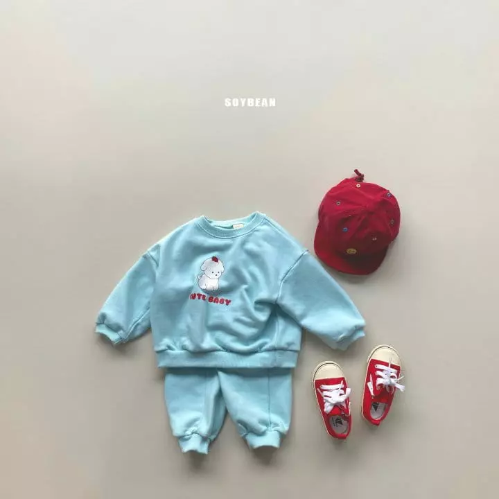 Soybean - Korean Children Fashion - #discoveringself - Cut Top Bottom Set - 3