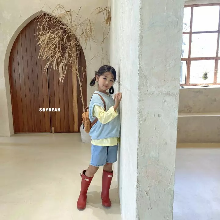 Soybean - Korean Children Fashion - #discoveringself - Cotton Candy Knit Vest - 10