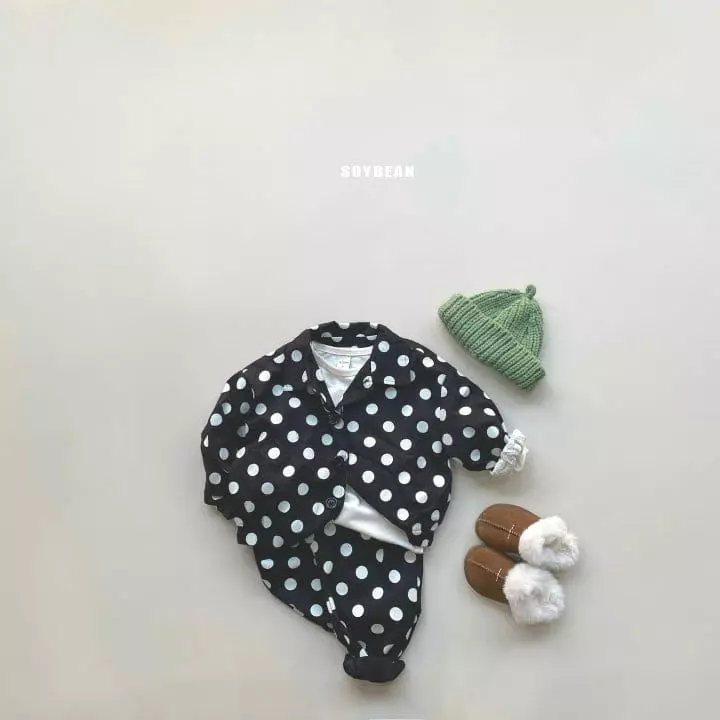 Soybean - Korean Children Fashion - #fashionkids - Mini Dot Jacket - 2