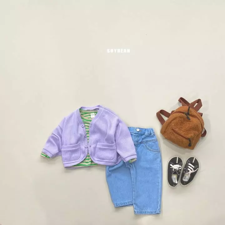 Soybean - Korean Children Fashion - #fashionkids - Vivid Stripes Tee - 3