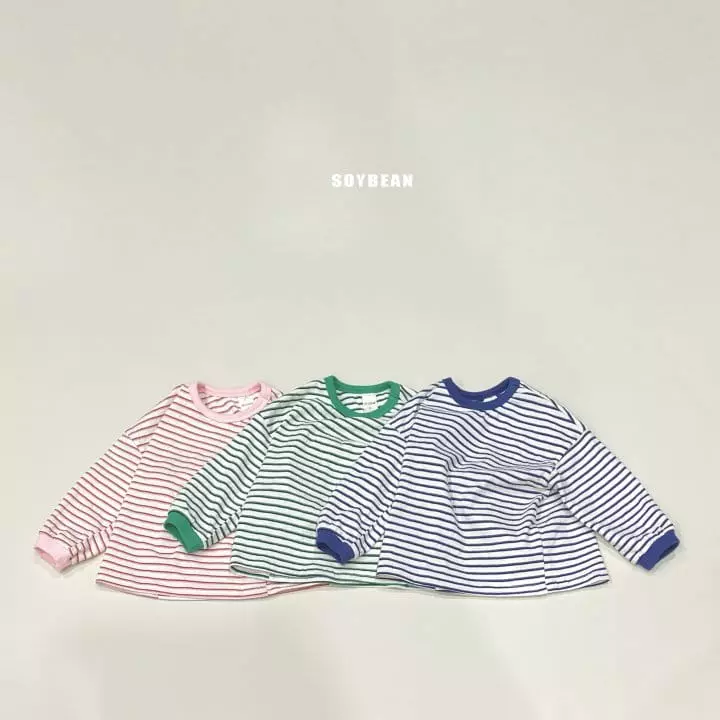Soybean - Korean Children Fashion - #kidsshorts - Layere Color Tee - 8