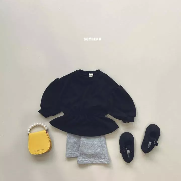 Soybean - Korean Children Fashion - #kidsshorts - Lovely Top Bottom Set - 3