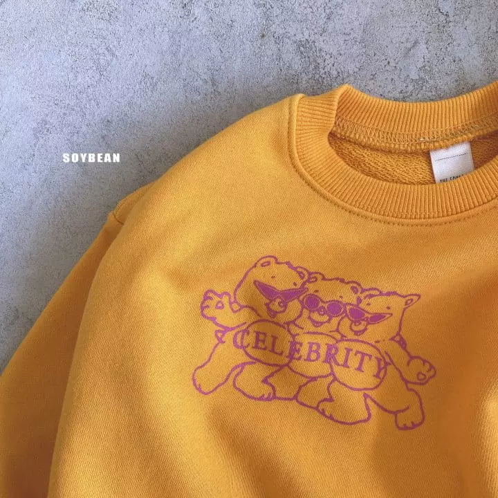 Soybean - Korean Children Fashion - #kidsshorts - Celeb Sweatshirt - 6